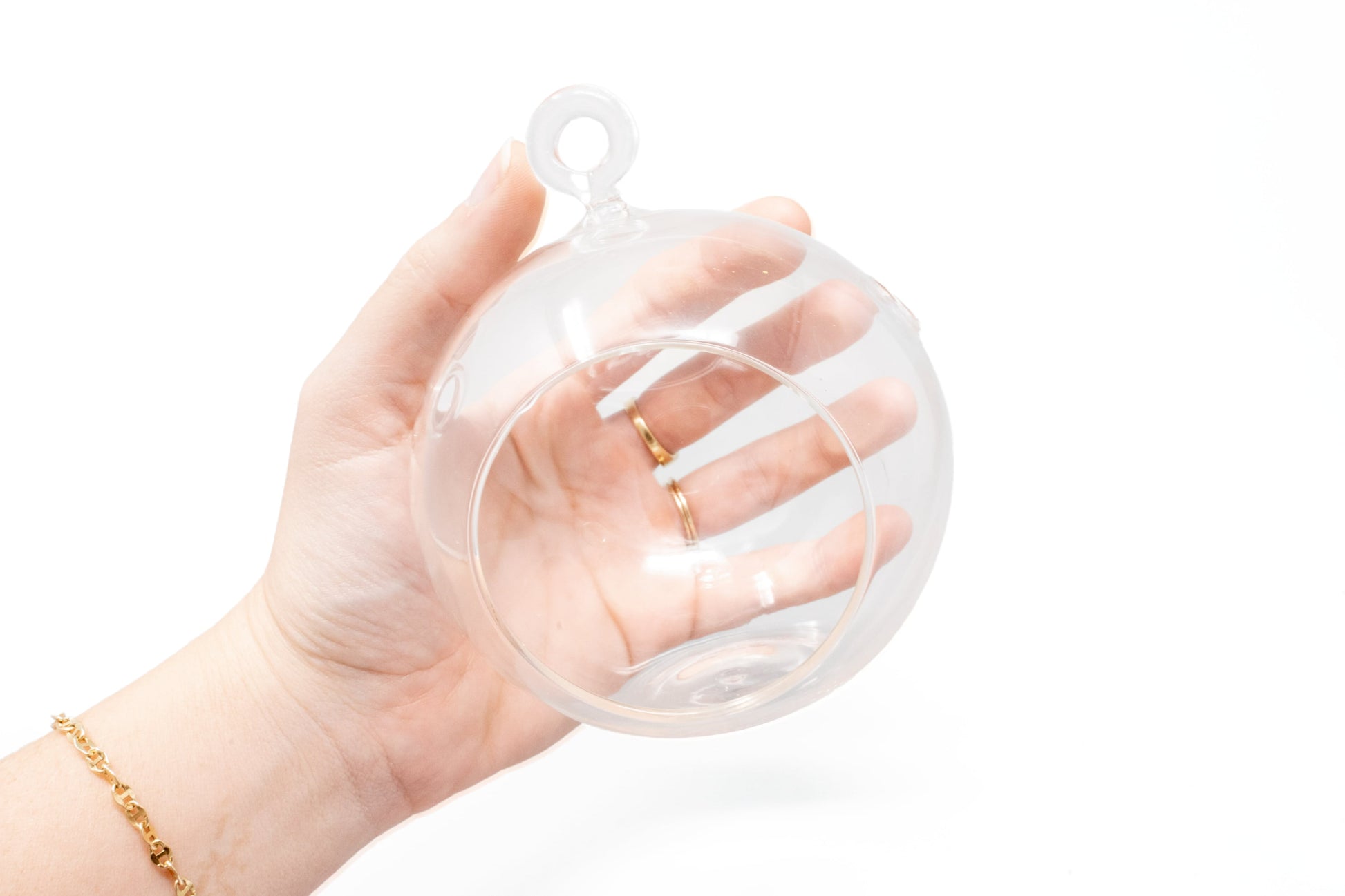 glass balls for air plants Terrarium Globe with Flat Bottom, Air Plant & River Stones – Seedville USA