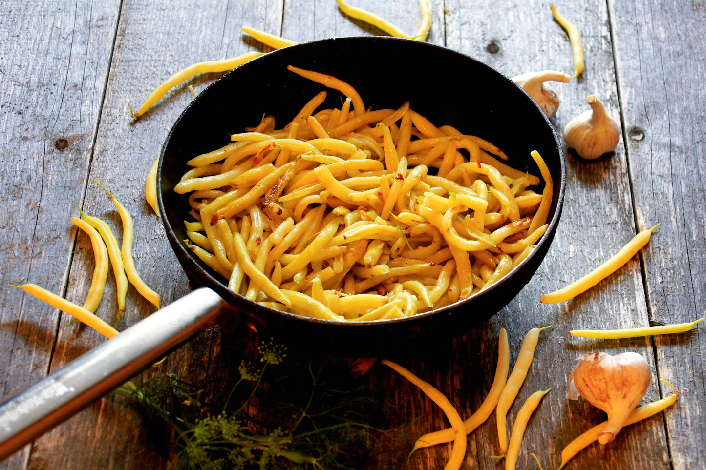 25 GOLDRUSH GREEN BEAN Bright Yellow Wax Bean Phaseolus Vulgaris Vegetable Seeds