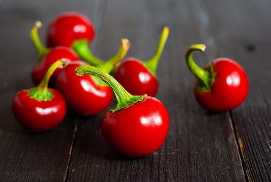 100 SWEET CHERRY PEPPER Red Chili Capsicum Annuum Vegetable Seeds