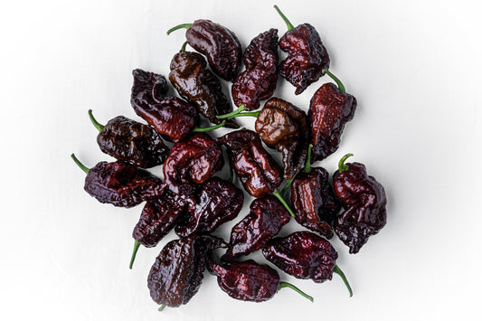 10 Chocolate CAROLINA REAPER PEPPER World's Hottest Capsicum Chinense Hot Brown Chili Vegetable Seeds