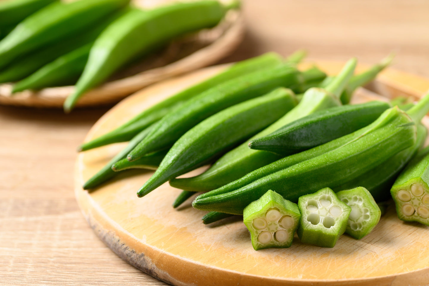 300 CLEMSON Spineless GREEN OKRA Abelmoscgus Esculentus Vegetable Seeds