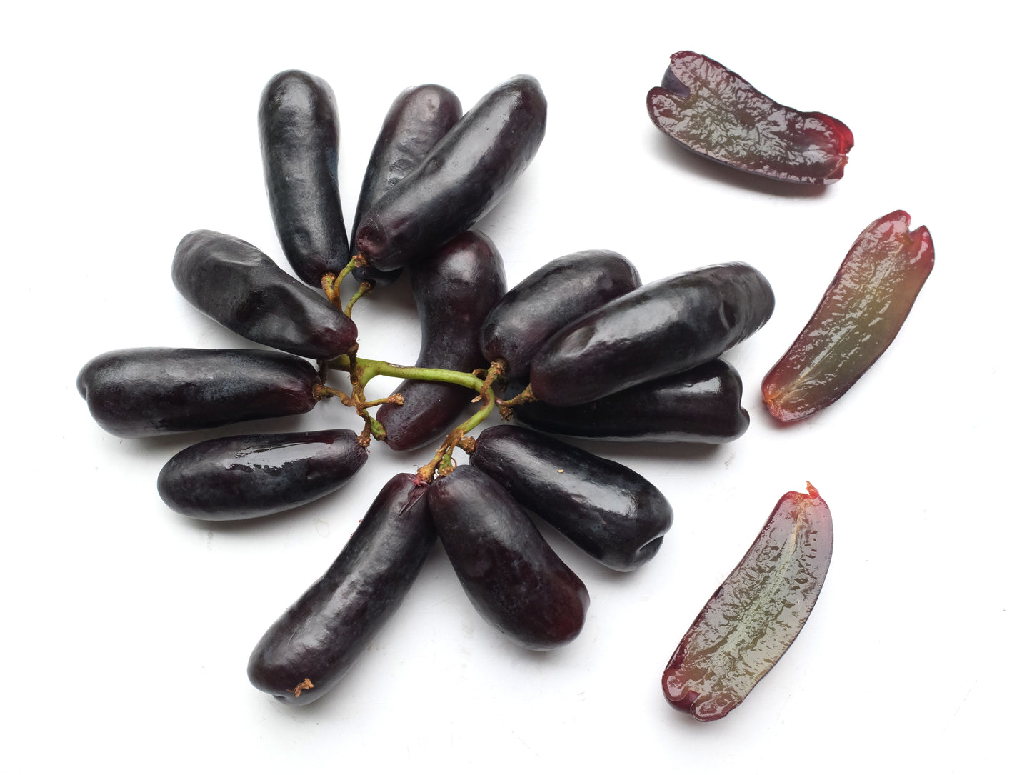 5 BLACK FINGER GRAPE Vitis Viniferia Fruit Vine Seeds