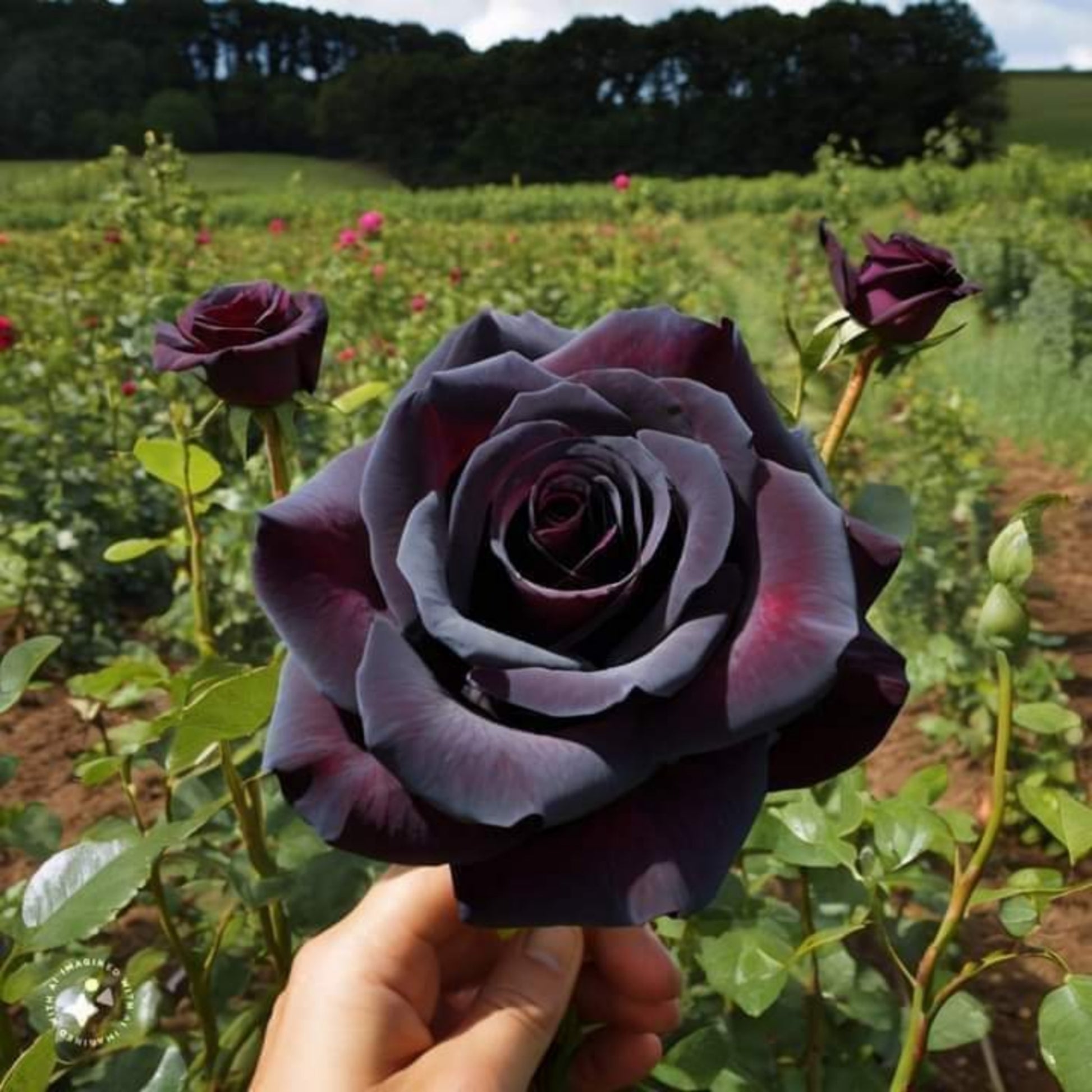 black rose seeds for sale 5 BLACK ROSE Rosa Bush Shrub Perennial Flower Seeds