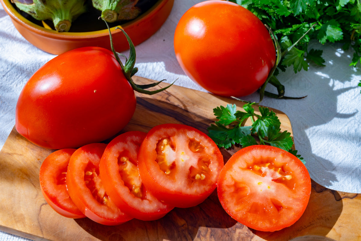 500 ITALIAN ROMA TOMATO Indeterminate Lycopersicon Lycopersicum Fruit Vegetable Seeds