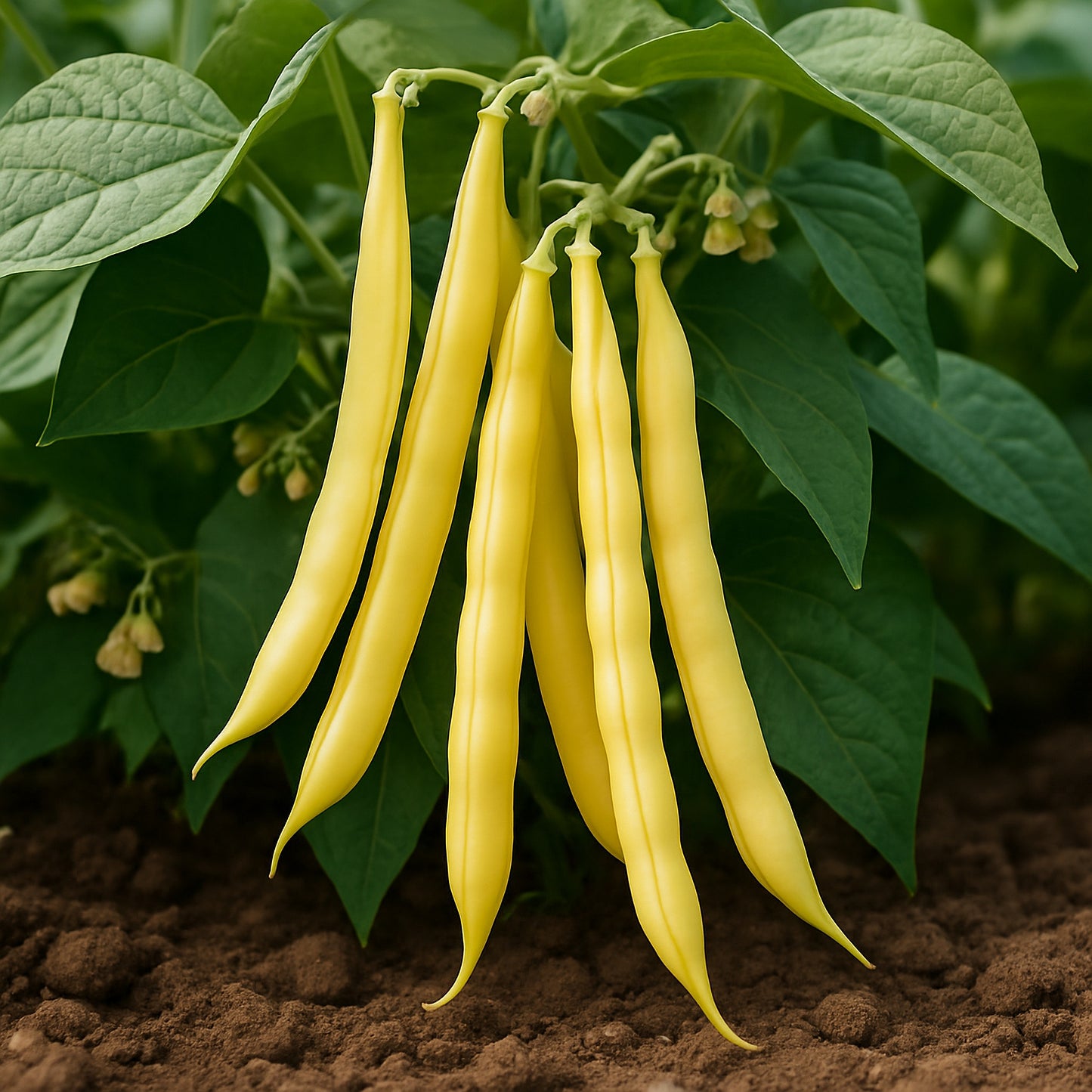 25 GOLDRUSH GREEN BEAN Bright Yellow Wax Bean Phaseolus Vulgaris Vegetable Seeds