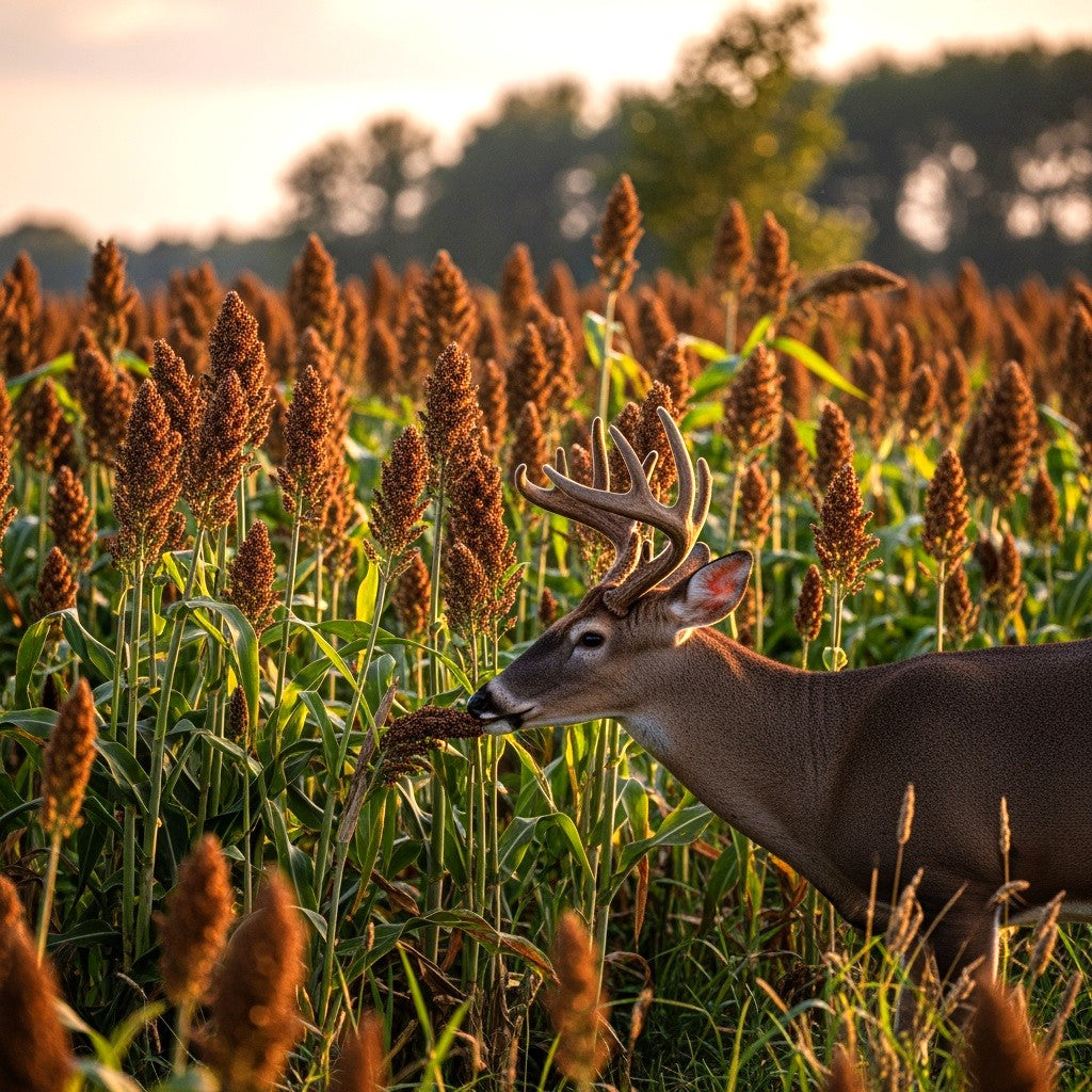 100 Wild Game FOOD PLOT SORGHUM aka Milo Deer & Game Bird Bicolor Seed ...