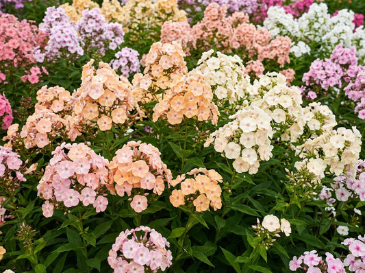 100 PHLOX OF SHEEP Pastel Mix Phlox Drummondii Multicolor Flower Seeds