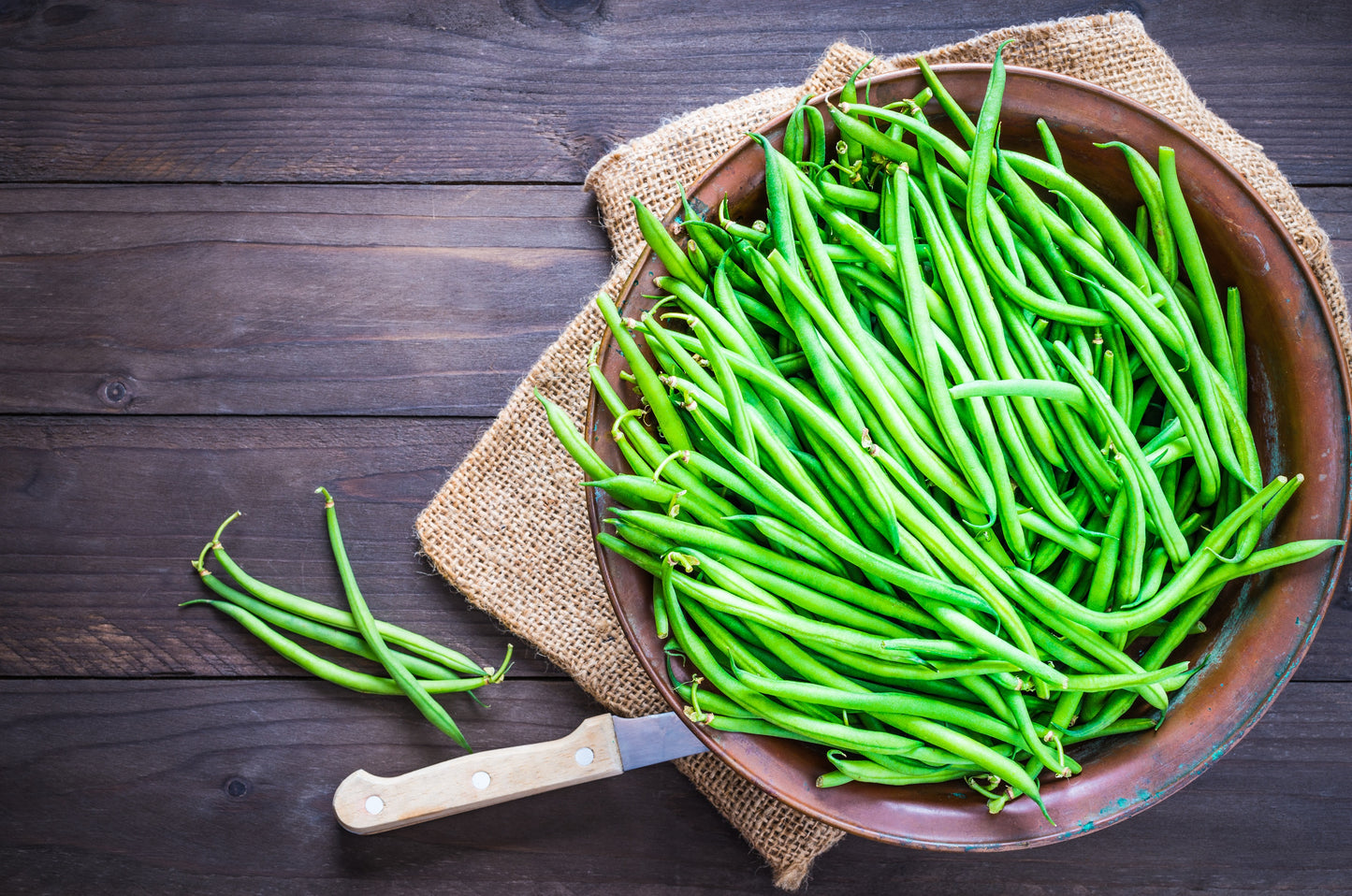 50 SLENDERETTE GREEN BEAN French Stringless Phaseolus Vulgaris Vegetable Seeds