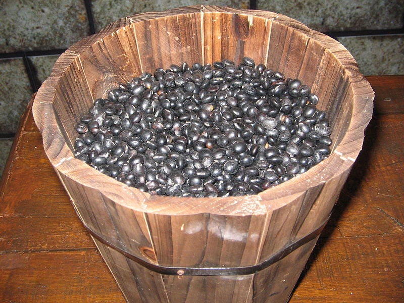 20 Organic Sweet KOREAN BLACK SOYBEAN Glycine Max Edamame Soy Bean Vegetable Seeds