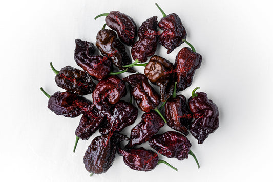 10 Chocolate CAROLINA REAPER PEPPER World's Hottest Capsicum Chinense Hot Brown Chili Vegetable Seeds